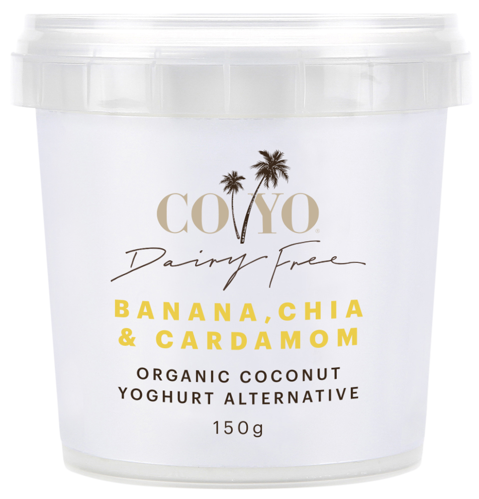 Co Yo Banana, Chia & Cardamoom Coconut Yoghurt 150gm
