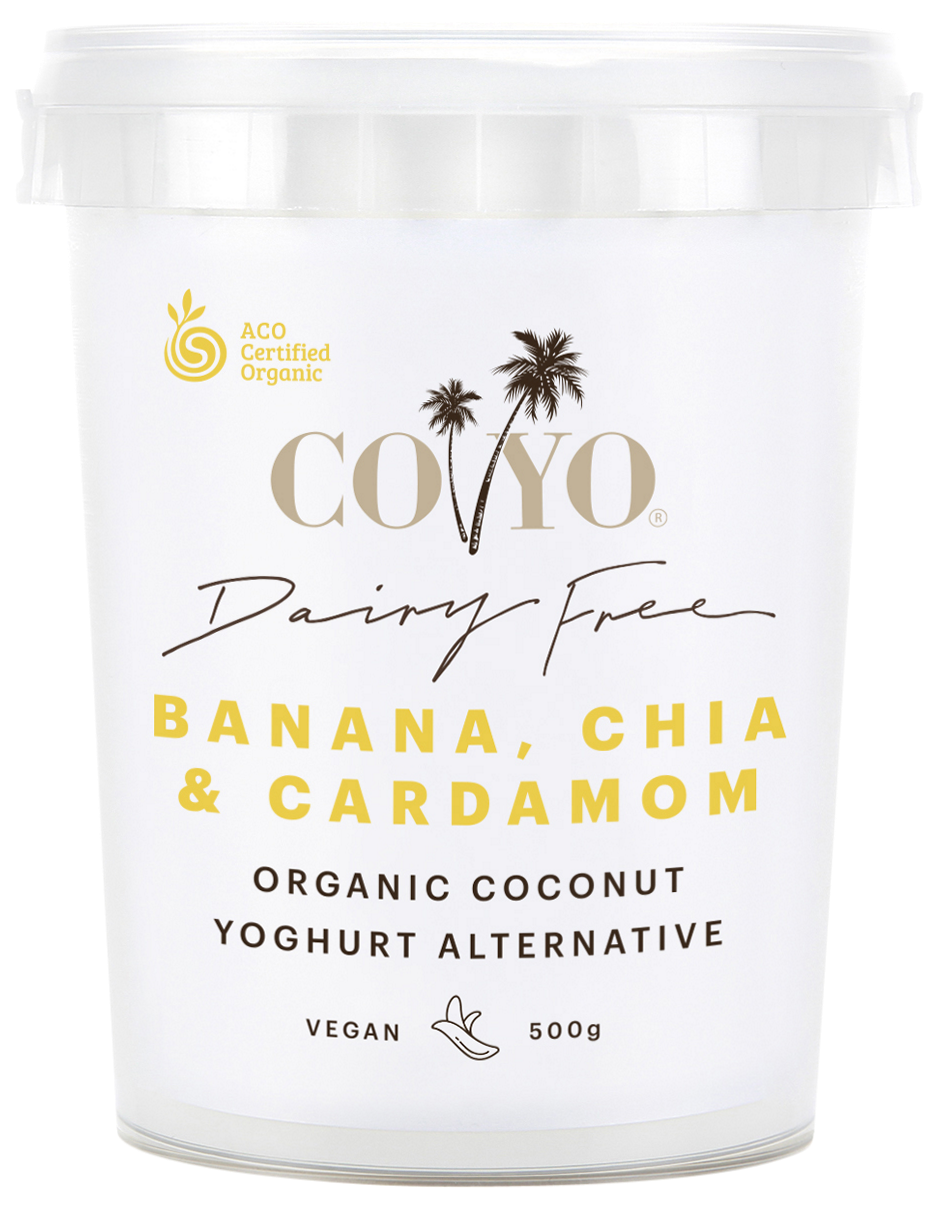 Co Yo Banana, Chia & Cardamoom Coconut Yoghurt 500gm
