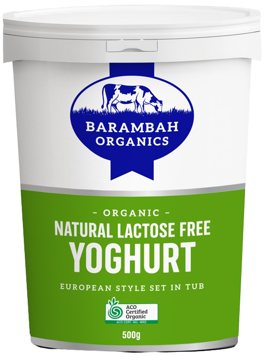 barambah lactose free natural yoghurt