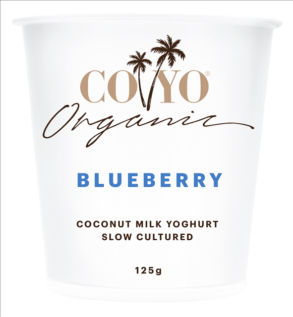 COYO Organic Coconut Yoghurt 125gm Blueberry