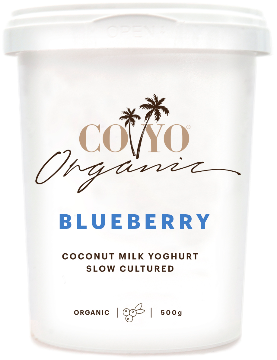 COYO Organic Coconut Yoghurt 500ml Blueberrry
