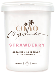 COYO Organic Coconut Yoghurt 500ml Strawberry