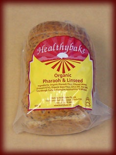 healthybake pharaoh & lnseed bread