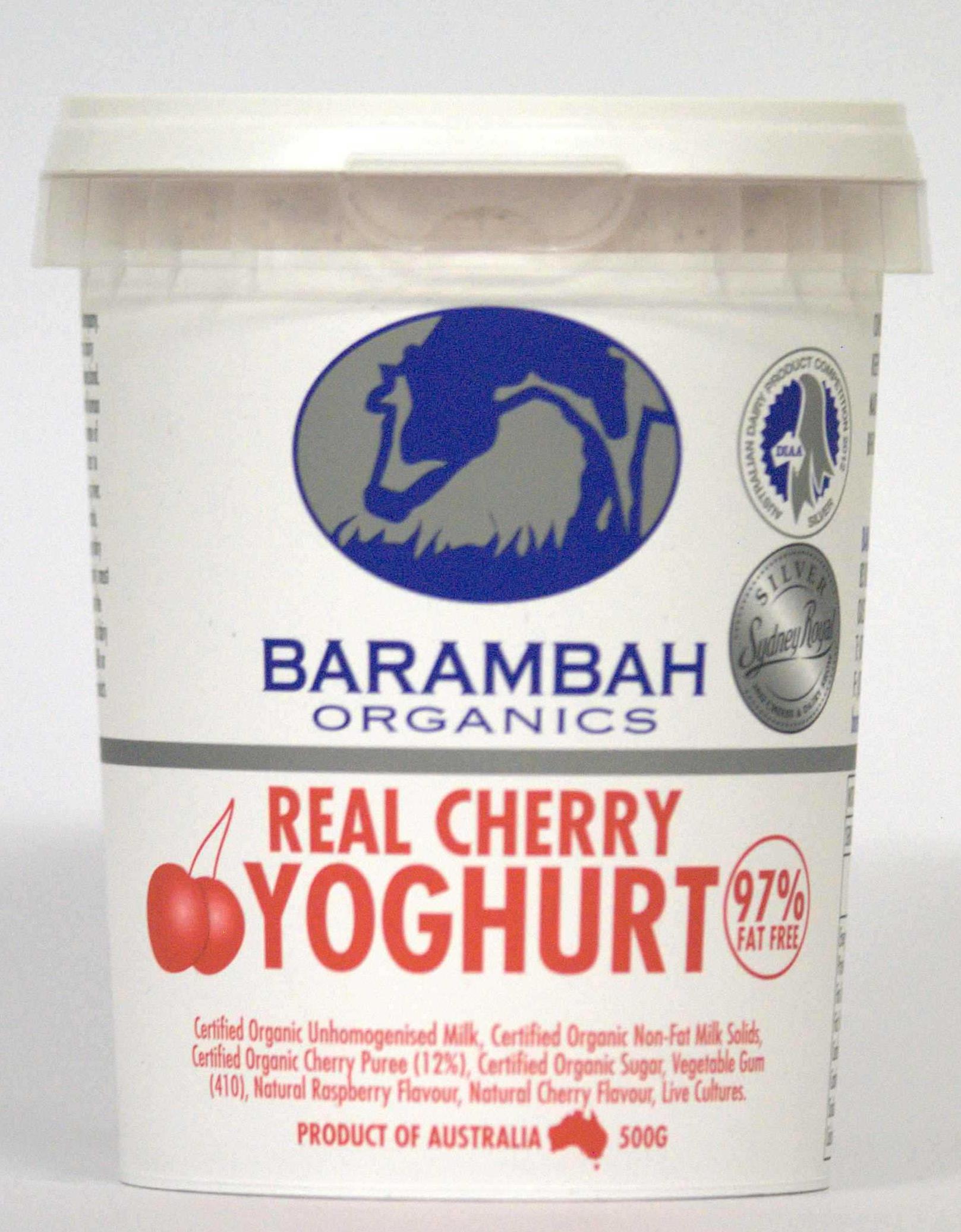 Barambah Cherry Yoghurt