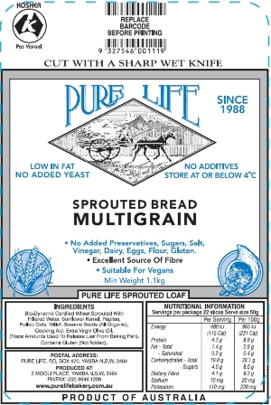 Sprouted Multigrain Essene Bread
